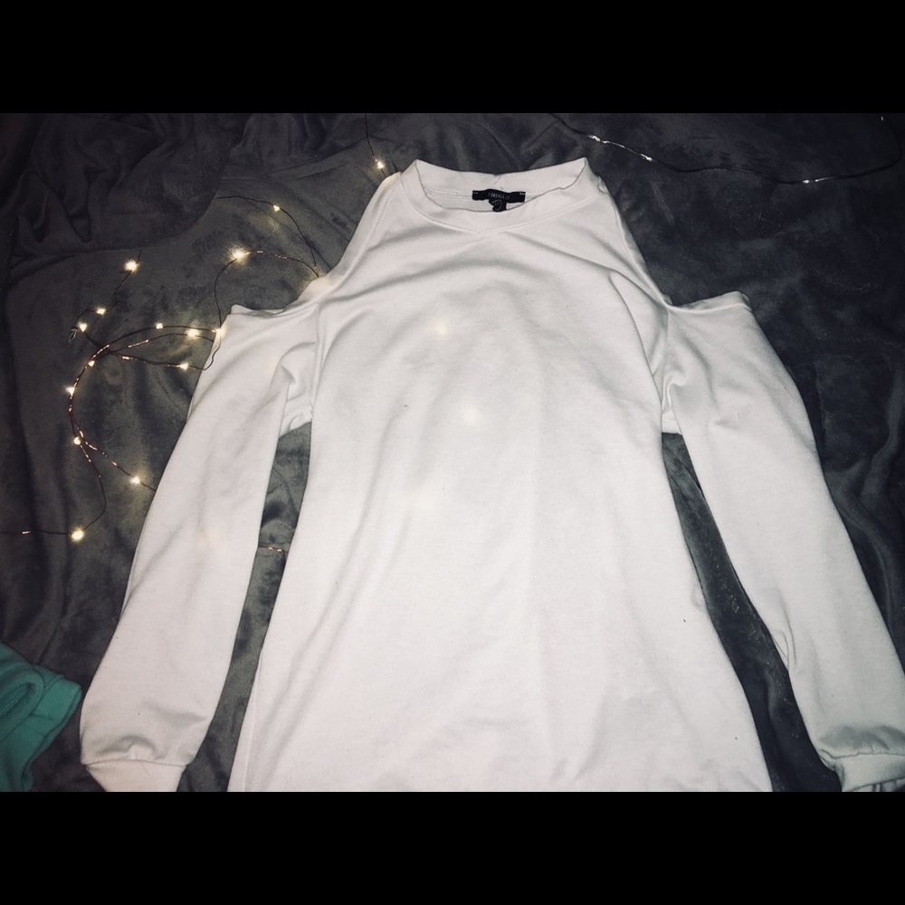 forever21 off the shoulder long sleeve